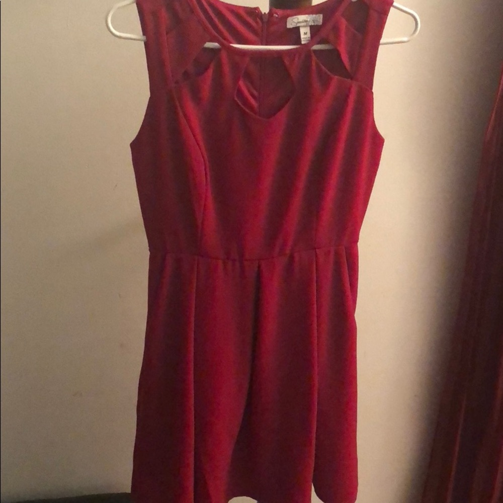 Red dress